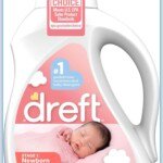 Dreft Stage 1 Newborn Baby Liquid Laundry Detergent, Gentle on Sensitive Skin, HE Compatible, 64 loads